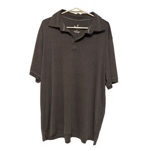 Nat Nast grey men's short sleeve polo shirt size XL‎